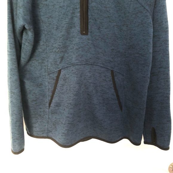 Ladies Ideology Half Zip pullover hooded sweatshirt - Picture 2 of 6